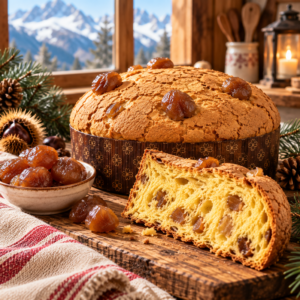 Panettone Marron Glacé lievito madre