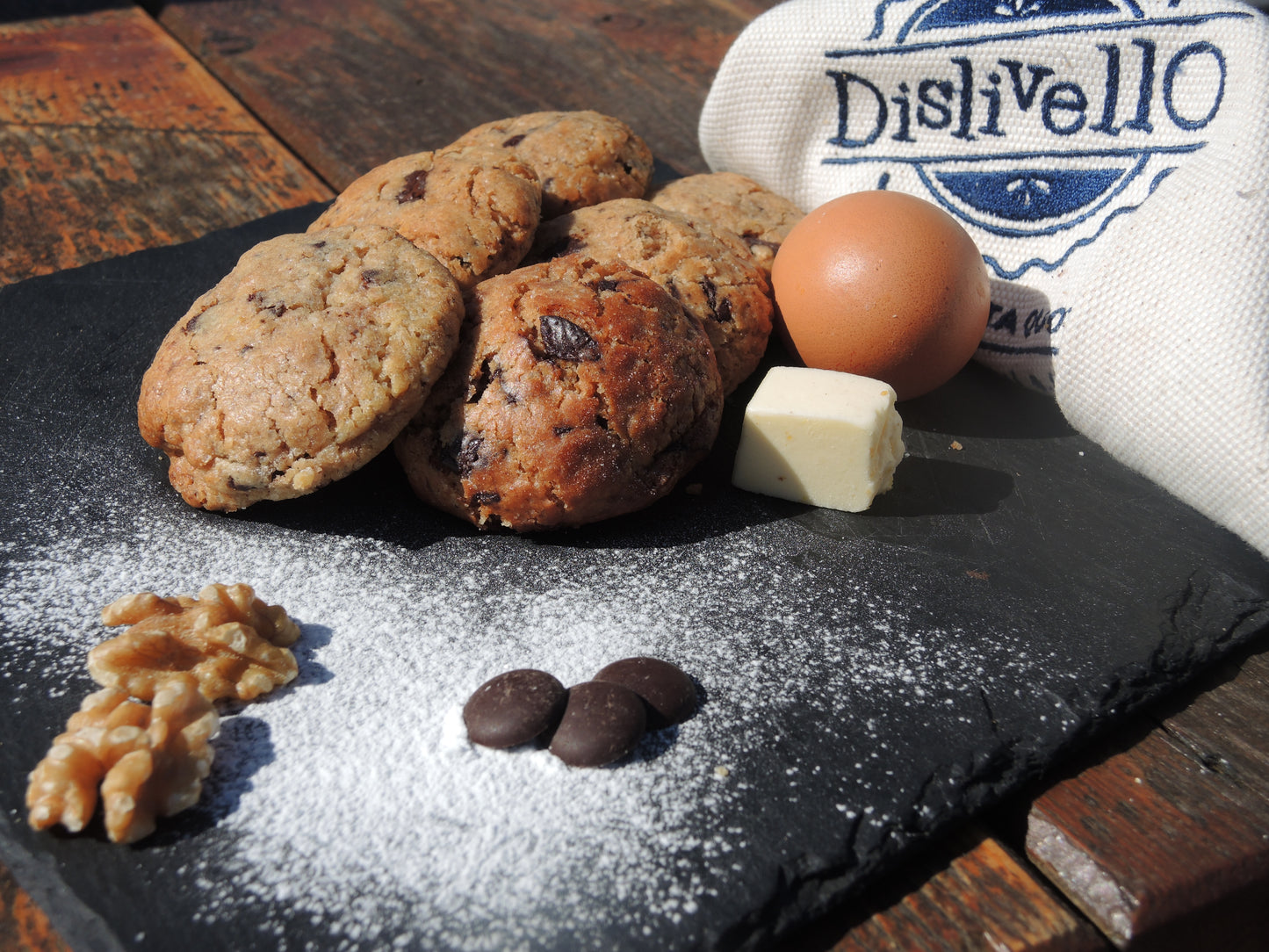 Cookie noci e cioccolato