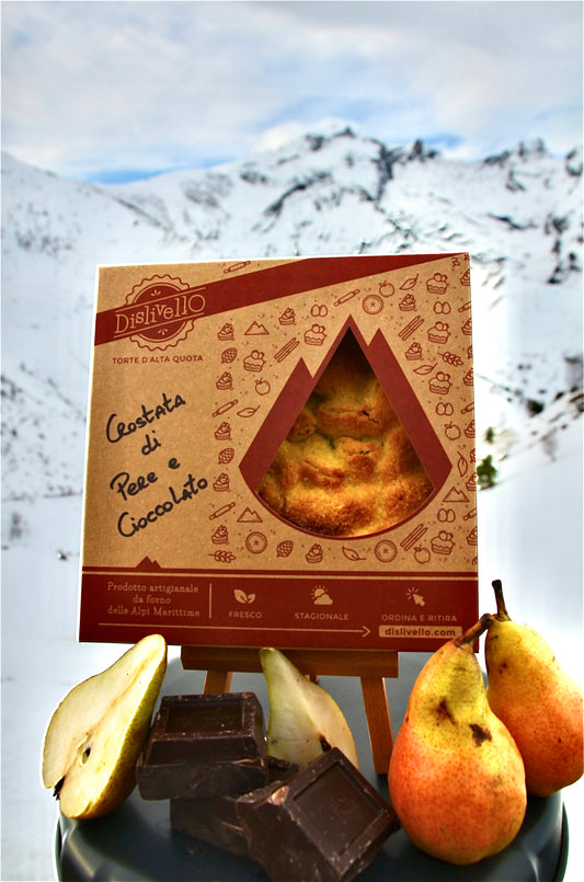 Crostata pere e cioccolato
