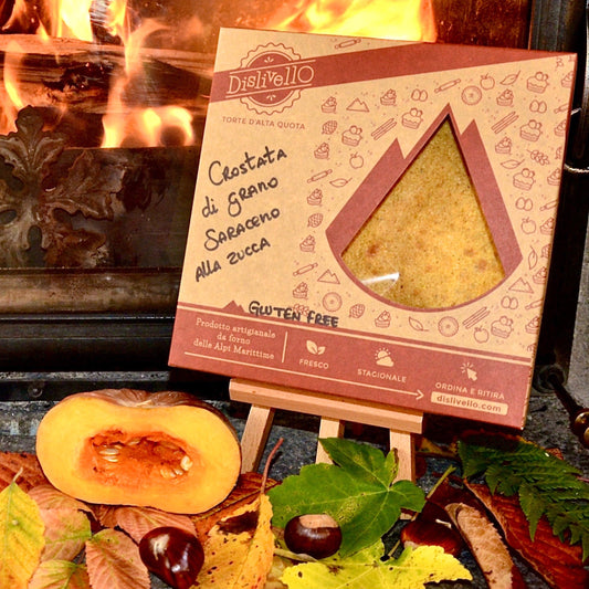 Crostata di grano saraceno alla zucca