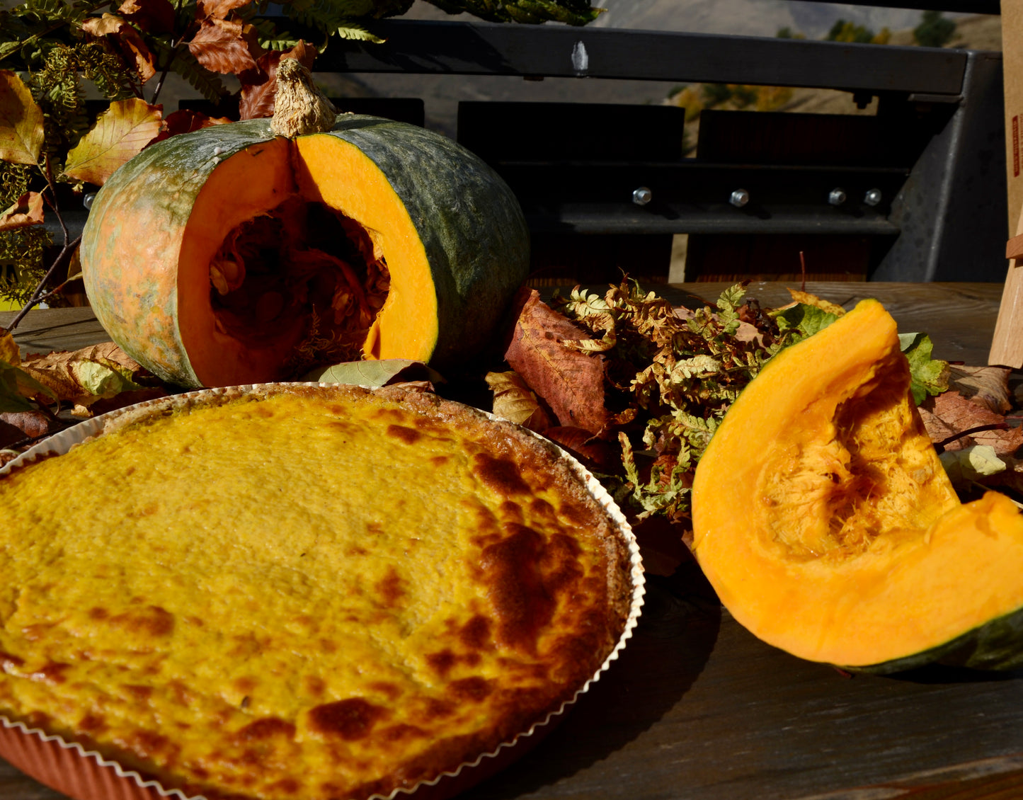 Crostata di grano saraceno alla zucca