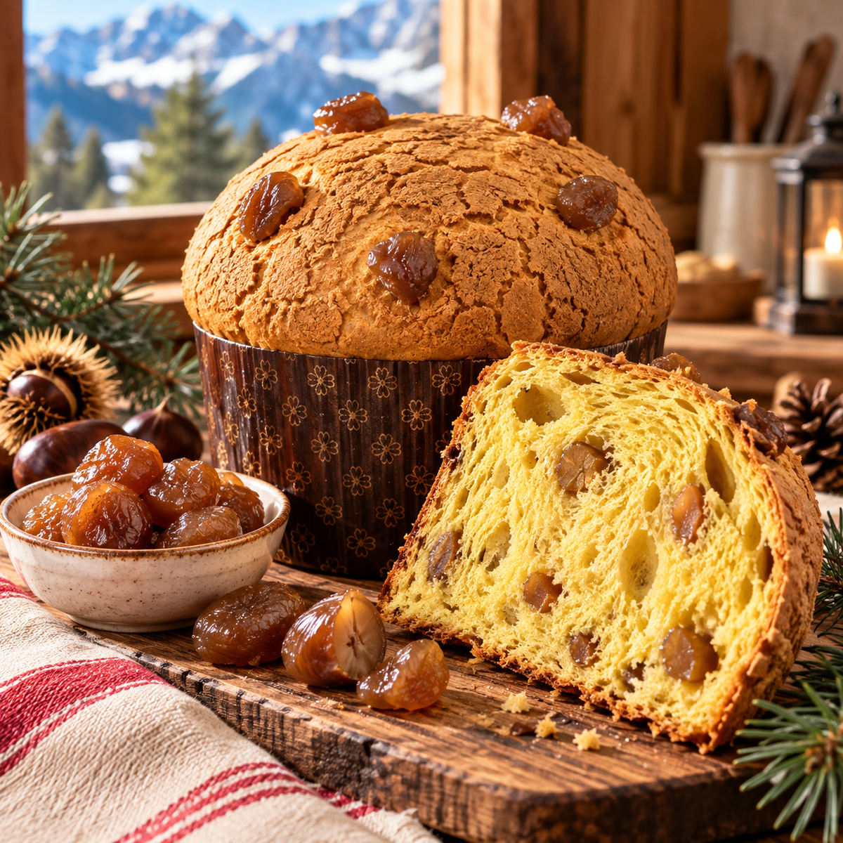 Panettone Marron Glacé lievito madre