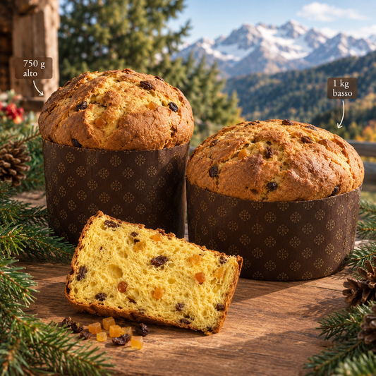 PROMO Panettone classico arancia e uvetta con lievito madre