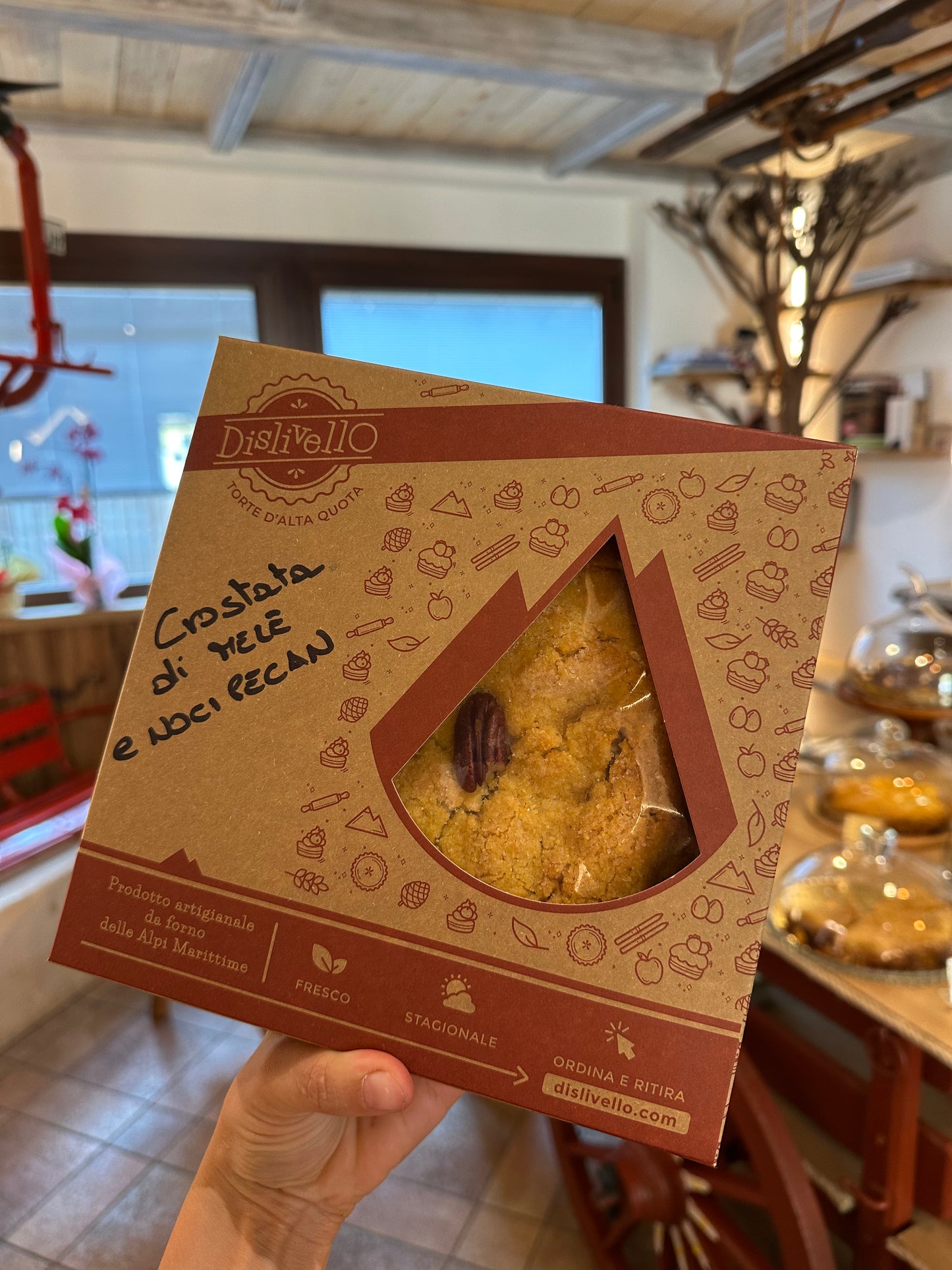 Crostata di mele e noci pecan