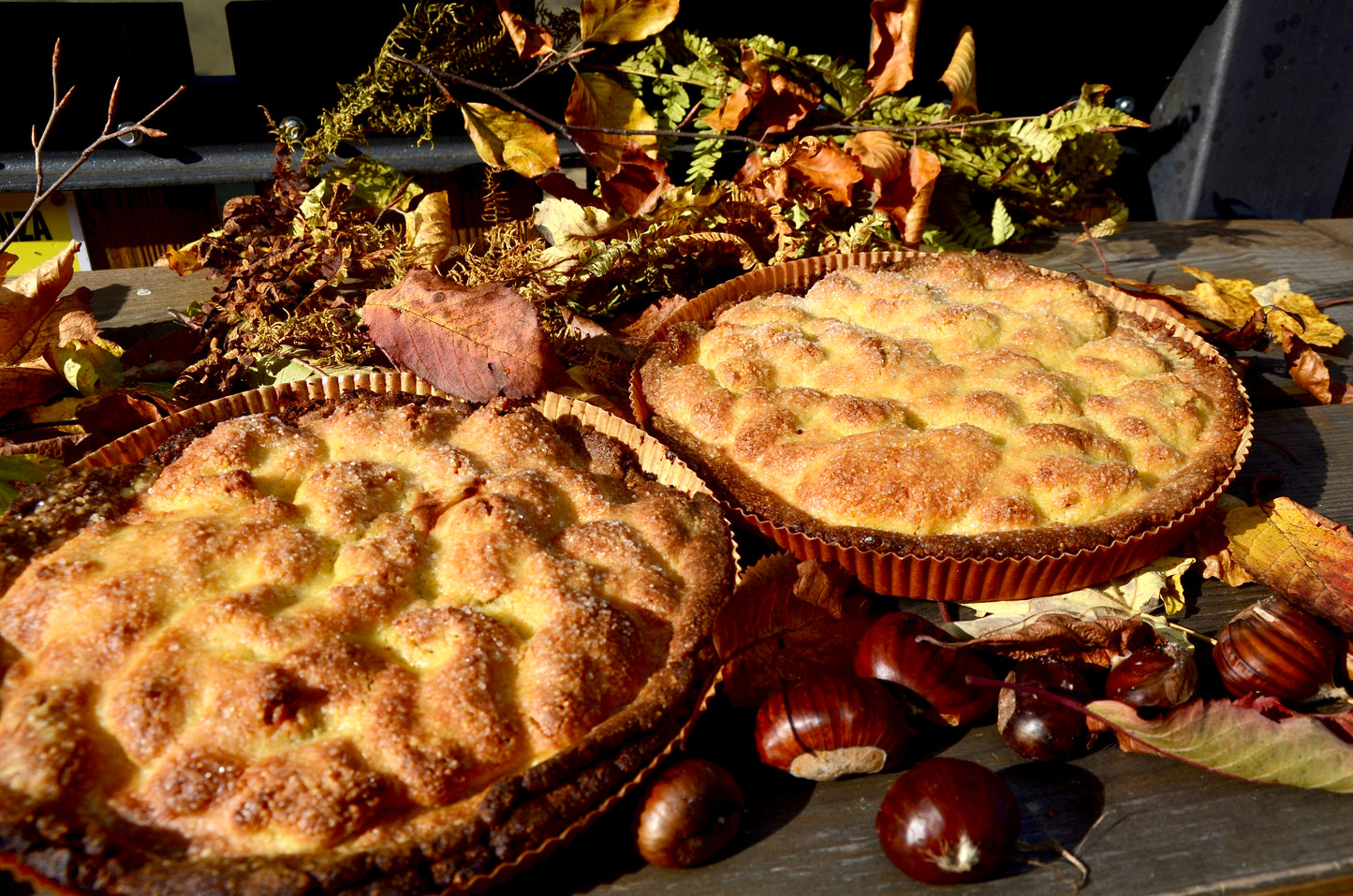 Crostata di castagne